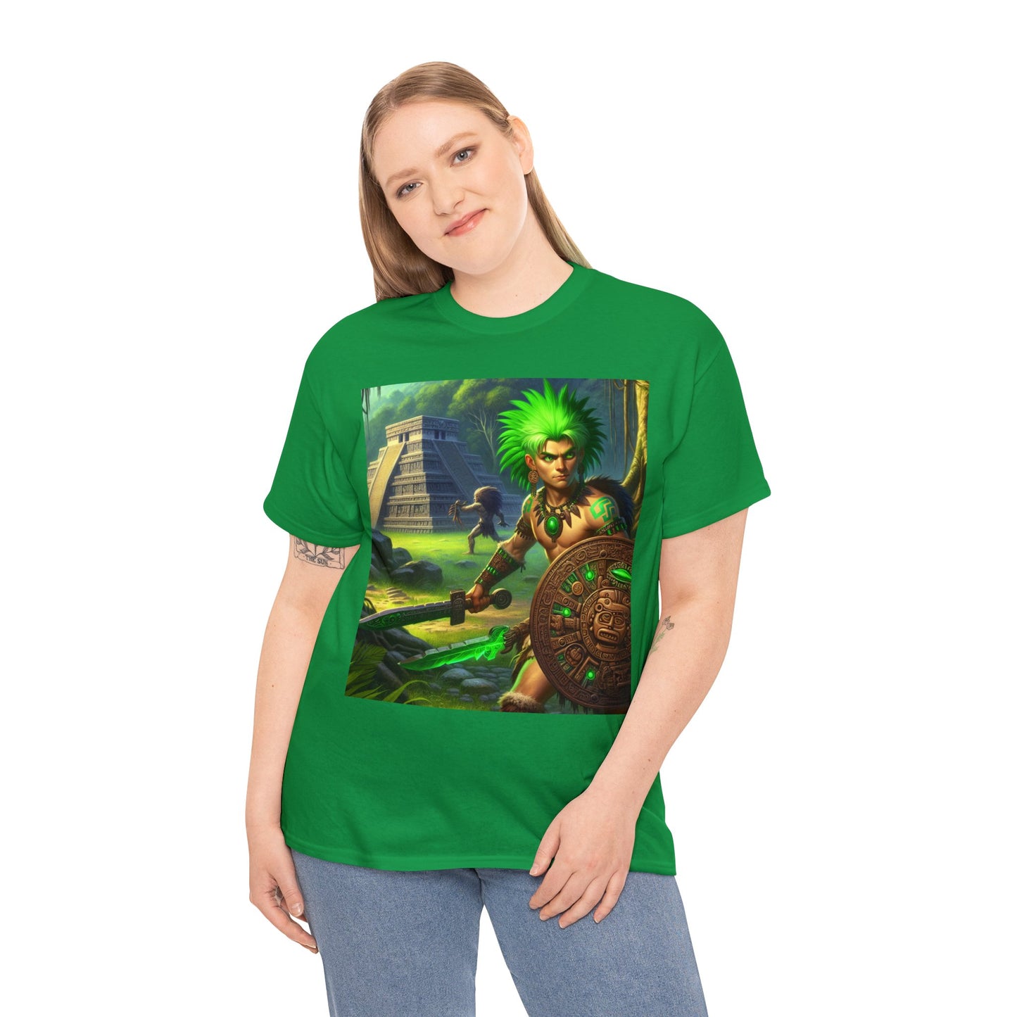 Taurus Aztec (3) Unisex Heavy Cotton Tee