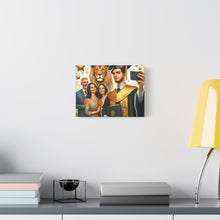 Load image into Gallery viewer, Graduation Canvas Wall Art, Family Celebration, Proud Graduate Gift, Personalized Home Decor, Customizable Art Piece
