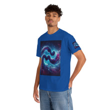 Load image into Gallery viewer, Aquarius Galaxy Themed Unisex Heavy Cotton Tee, Cosmic T-Shirt, Sci-Fi Apparel, Unique Space Graphic Tee, Gifts for Star Wars Lovers, Trendy [...]

