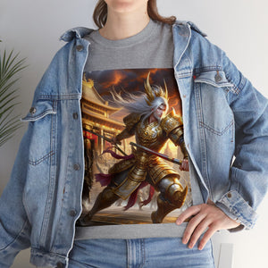 Samurai Cancer (3) Unisex Heavy Cotton Tee