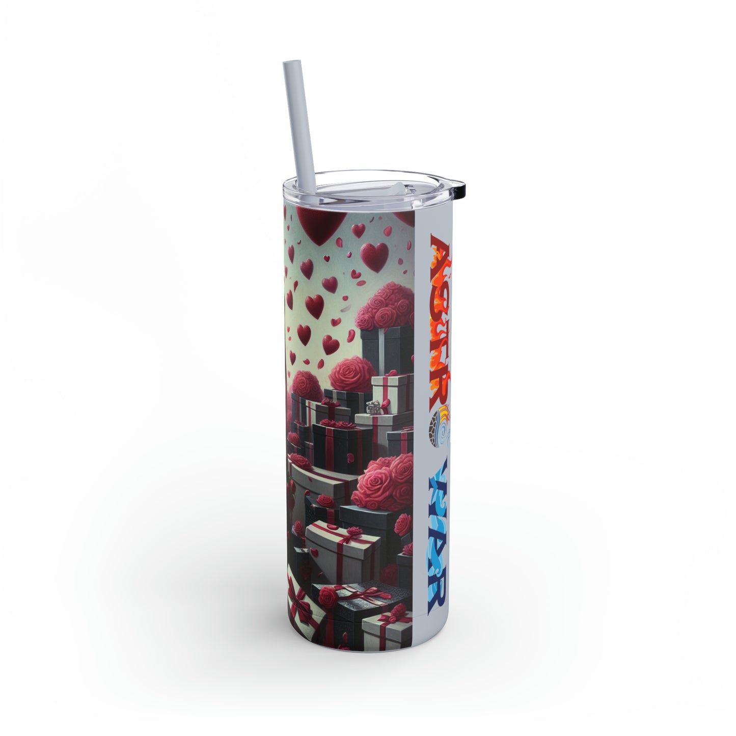 My Scorpio Valentine (2) Maars Maker Skinny Matte Tumbler, 20oz