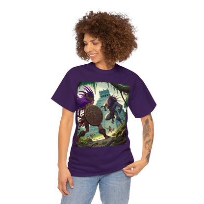 Sagittarius Aztec (F2) Unisex Heavy Cotton Tee