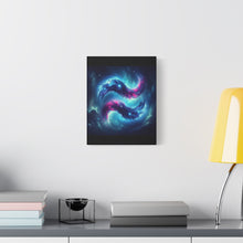 Load image into Gallery viewer, Galaxy Aquarius Wave Canvas Art, Modern Home Decor, Cosmic Wall Art, Unique Gift, Space Lovers
