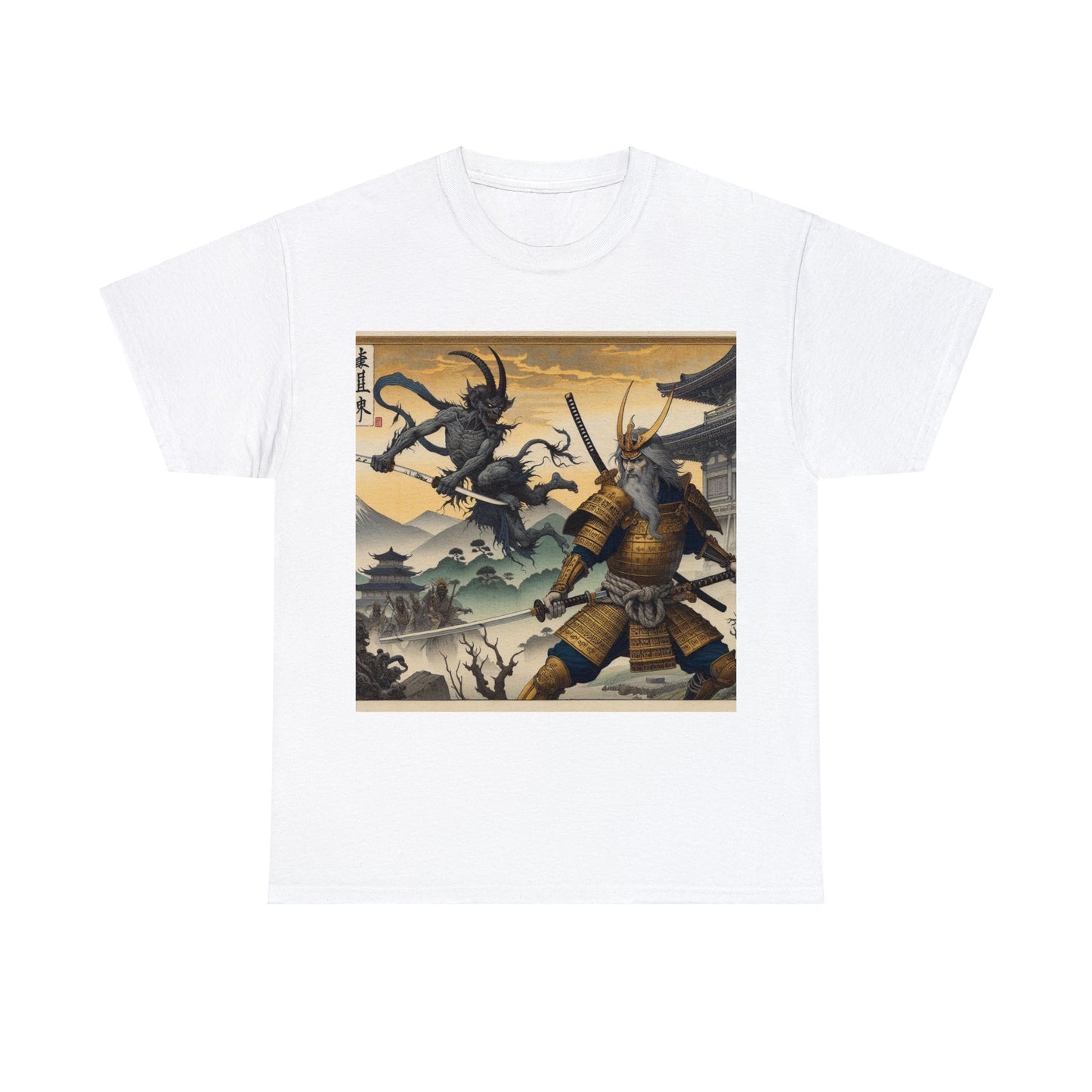 Samurai Capricorn (2) Unisex Heavy Cotton Tee