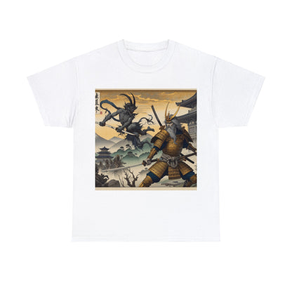 Samurai Capricorn (2) Unisex Heavy Cotton Tee