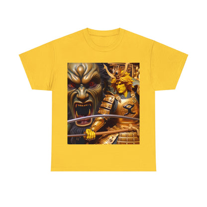 Samurai Gemini (4) Unisex Heavy Cotton Tee