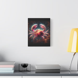 Cosmic Crab Canvas Art Print, Wall Decor, Unique Gift, Space Lover, Astrology, Home Decor, Modern Art