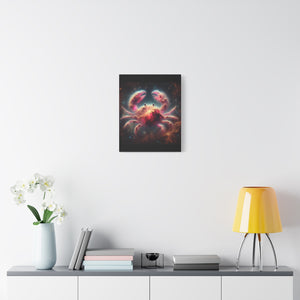 Cosmic Crab Canvas Art Print, Wall Decor, Unique Gift, Space Lover, Astrology, Home Decor, Modern Art