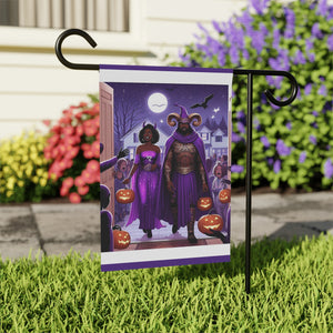 Sagittarius Halloween (3) Garden & House Banner