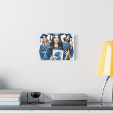 Load image into Gallery viewer, Graduation Canvas Print, Custom Artwork for Grads, Wall Art, Graduation Gift, Decor for Students, Personalized Keepsake
