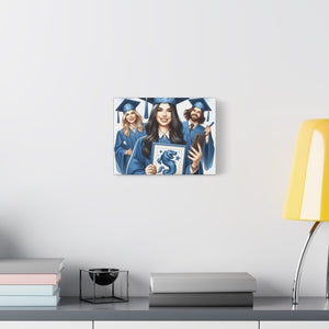 Graduation Canvas Print, Custom Artwork for Grads, Wall Art, Graduation Gift, Decor for Students, Personalized Keepsake