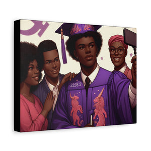 Graduation Canvas Print, Inspirational Wall Art, Emotional Home Decor, Unique Gift for Graduates, Celebration Keepsake
