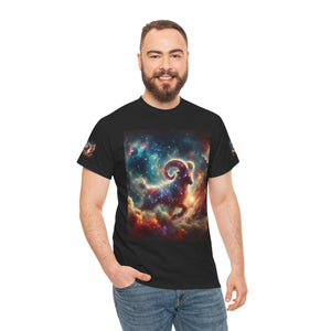 Aries Celestial Astrology Tee - Unisex Short Sleeve Shirt, Cosmic T-Shirt, Horoscope Apparel, Astrology Gift, Zodiac Wear
