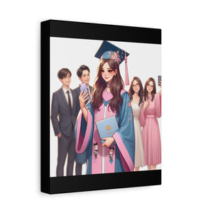 Custom Graduation Canvas Art, Celebration Decor, Gift for Graduates, Wall Art for Achievements, High School or College Graduation