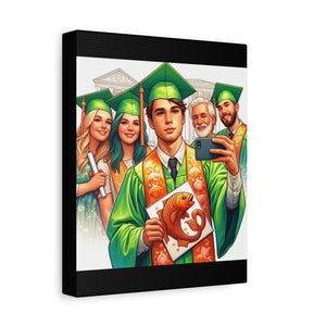 Graduation Canvas Print, Customizable Wall Art, Gift for Graduates, Celebration Decor, High School Graduation