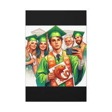 Load image into Gallery viewer, Graduation Canvas Print, Customizable Wall Art, Gift for Graduates, Celebration Decor, High School Graduation
