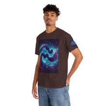 Load image into Gallery viewer, Aquarius Galaxy Themed Unisex Heavy Cotton Tee, Cosmic T-Shirt, Sci-Fi Apparel, Unique Space Graphic Tee, Gifts for Star Wars Lovers, Trendy [...]
