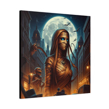 Load image into Gallery viewer, Canvas Print - Halloween Virgo Astrology Mummy
