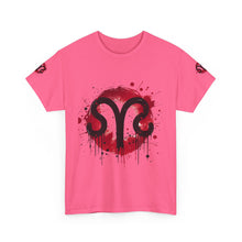 Load image into Gallery viewer, Bold Graphic Aries T-Shirt, Unisex Tee for Astrology Lovers, Unique Gift for Birthdays, Casual Wear, Statement Piece
