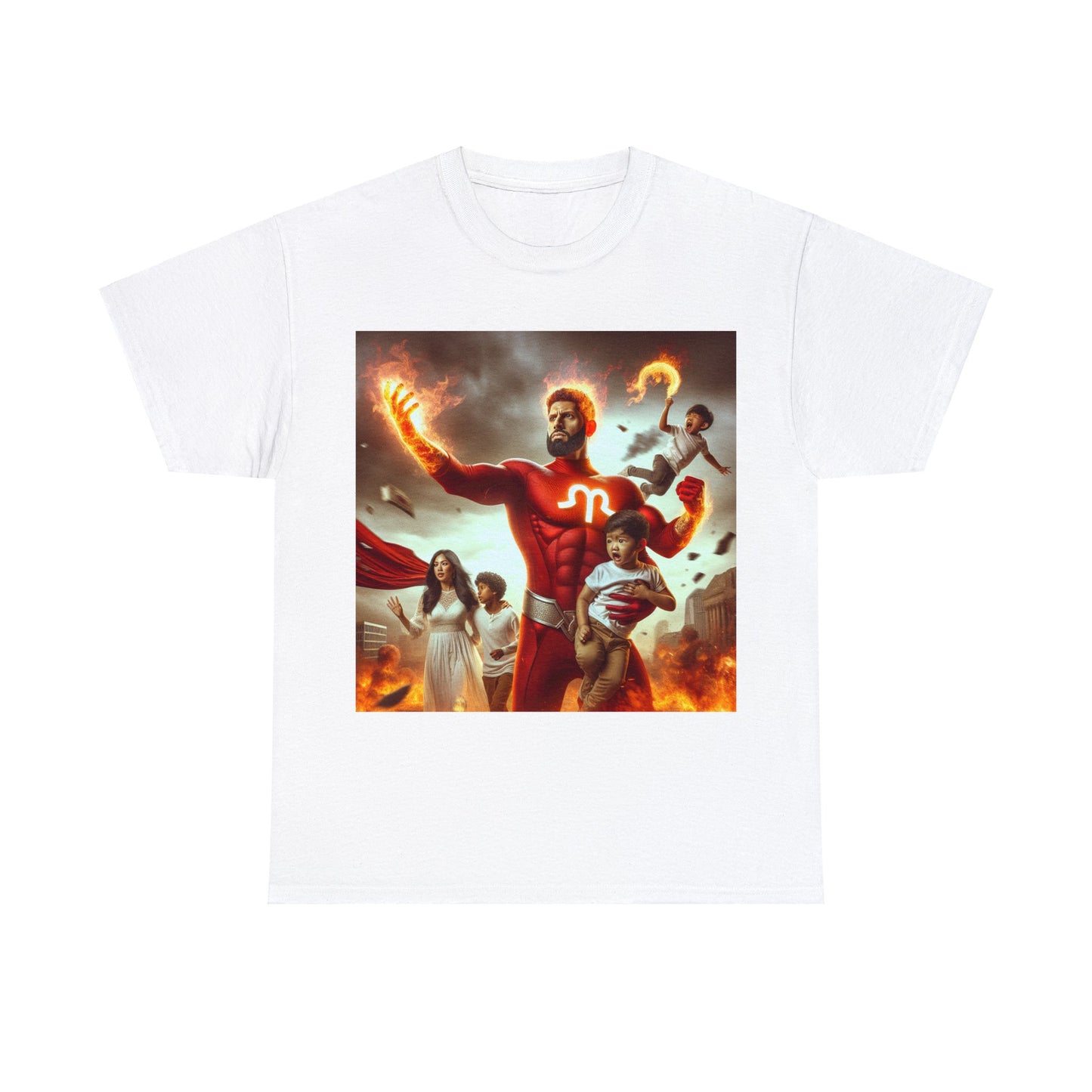 Aries Father's Day (3) Unisex Heavy Cotton Tee