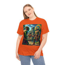 Load image into Gallery viewer, Pisces Aztec (2) Unisex Heavy Cotton Tee
