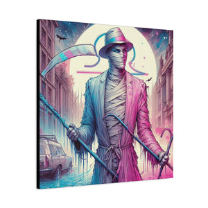 Canvas Print - Halloween Libra Mummy Astrology Design