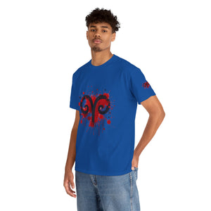 Edgy Aries Graphic Tee, Astrology Shirt, Perfect Gift for Zodiac Lovers, Unisex Cotton Top, Stylish Casual Wear