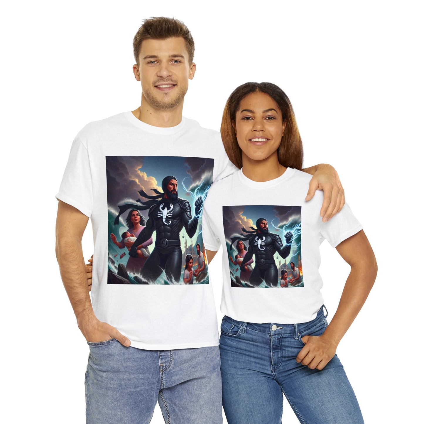 Scorpio Father's Day (4) Unisex Heavy Cotton Tee