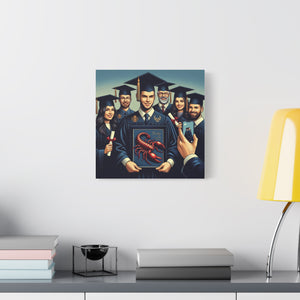 Graduation Canvas Wall Art, Perfect Gift for Graduates, Customizable Graduation Gift, College Decor, Graduation Celebration Decor