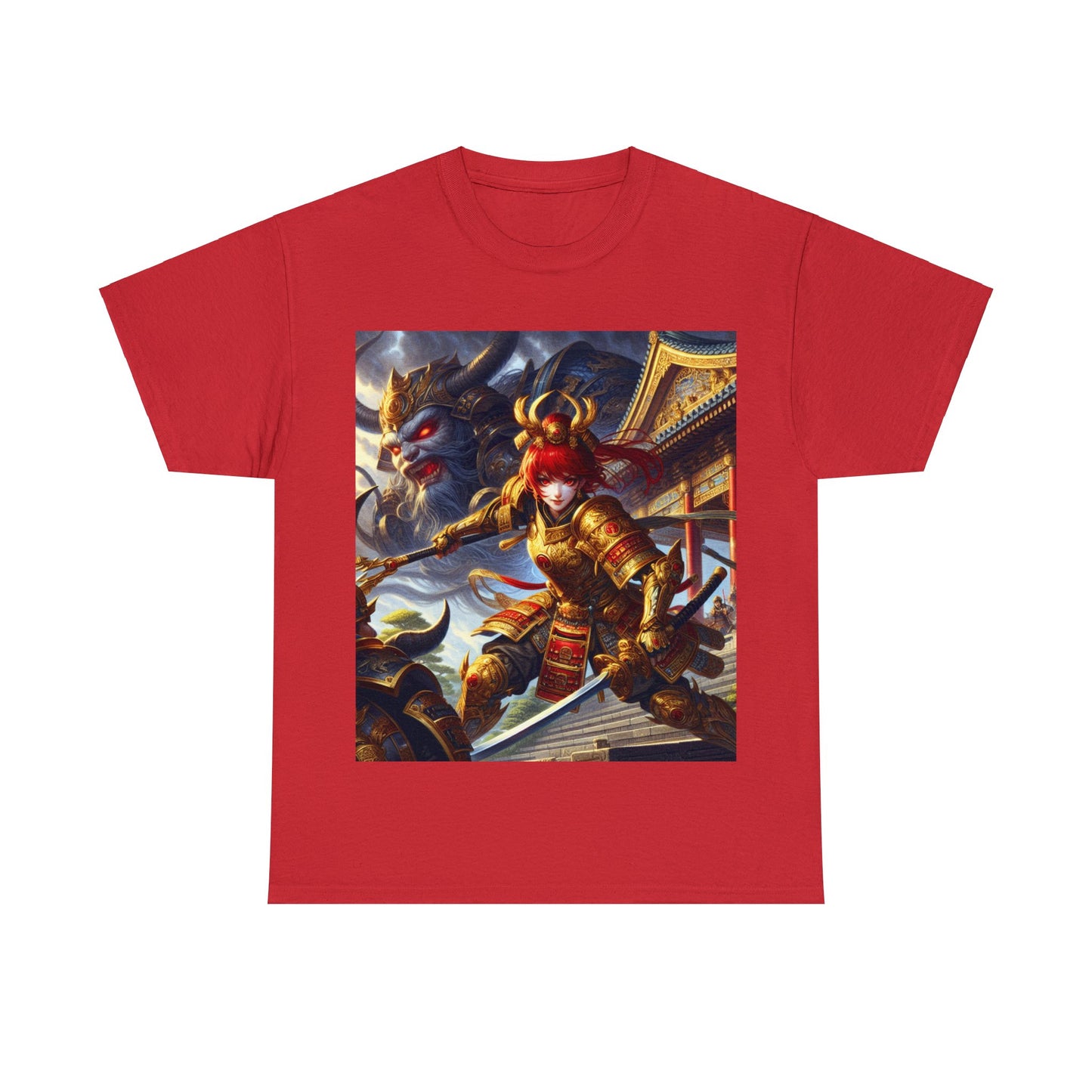 Samurai Aries (F3) Unisex Heavy Cotton Tee