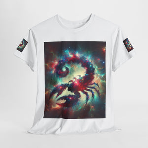 Cosmic Scorpion Tee | Unisex Heavy Cotton Tee | Astrowar Graphic Tees | Space Lover Apparel | Unique Astrology Shirt | Gift for Star [...]