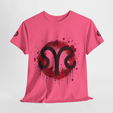 Load image into Gallery viewer, Bold Graphic Aries T-Shirt, Unisex Tee for Astrology Lovers, Unique Gift for Birthdays, Casual Wear, Statement Piece
