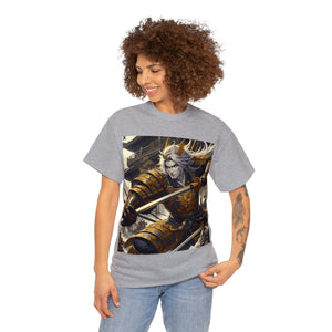 Samurai Cancer (1) Unisex Heavy Cotton Tee