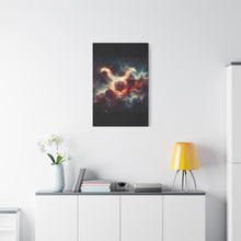 Load image into Gallery viewer, Astrological Canvas Print, Zodiac Decor, Taurus Wall Art, Constellation Artwork, Celestial Home Decor
