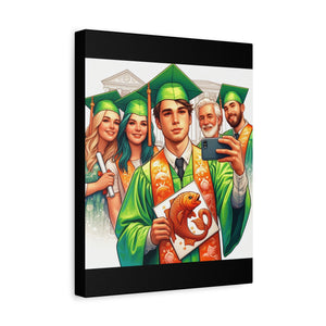 Graduation Canvas Print, Customizable Wall Art, Gift for Graduates, Celebration Decor, High School Graduation