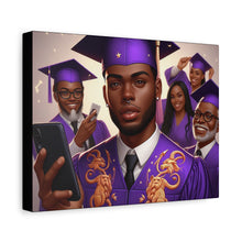 Load image into Gallery viewer, Celebrate Graduation with Custom Matte Canvas Art, Graduation Gift, Home Decor, Wall Art, Unique Graduation Keepsake
