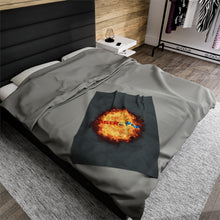 Load image into Gallery viewer, Astro War Velveteen Plush Blanket
