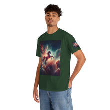 Load image into Gallery viewer, Sagittarius Galactic Unicorn Tee - Unisex Cotton T-Shirt for Cosmic Lovers, Fantasy Fans, Trendy Apparel, Astral War Merch, Gift for All Occasions
