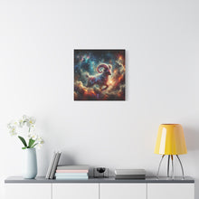 Load image into Gallery viewer, Celestial Aries Ram Canvas Art, Zodiac Decor, Astrological Wall Art, Gift for Astrology Lovers, Cosmic Home Decor, Unique Art Piece
