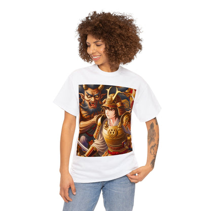 Samurai Virgo (2) Unisex Heavy Cotton Tee