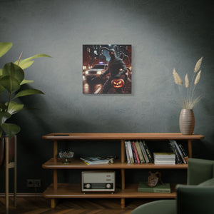 Halloween Canvas Wall Art, Spooky Mummy Decor, Perfect for Fall Home Decoration, Haunted House Vibes, Unique Gift Idea