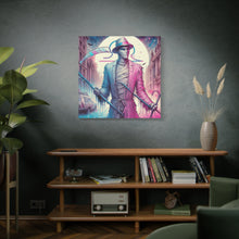 Load image into Gallery viewer, Canvas Print - Halloween Libra Mummy Astrology Design
