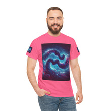 Load image into Gallery viewer, Aquarius Galaxy Themed Unisex Heavy Cotton Tee, Cosmic T-Shirt, Sci-Fi Apparel, Unique Space Graphic Tee, Gifts for Star Wars Lovers, Trendy [...]
