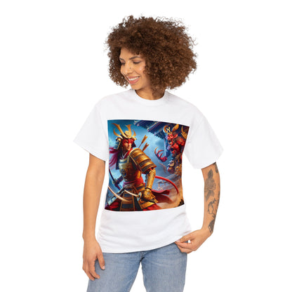 Samurai Aries (3) Unisex Heavy Cotton Tee