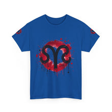 Load image into Gallery viewer, Bold Graphic Aries T-Shirt, Unisex Tee for Astrology Lovers, Unique Gift for Birthdays, Casual Wear, Statement Piece
