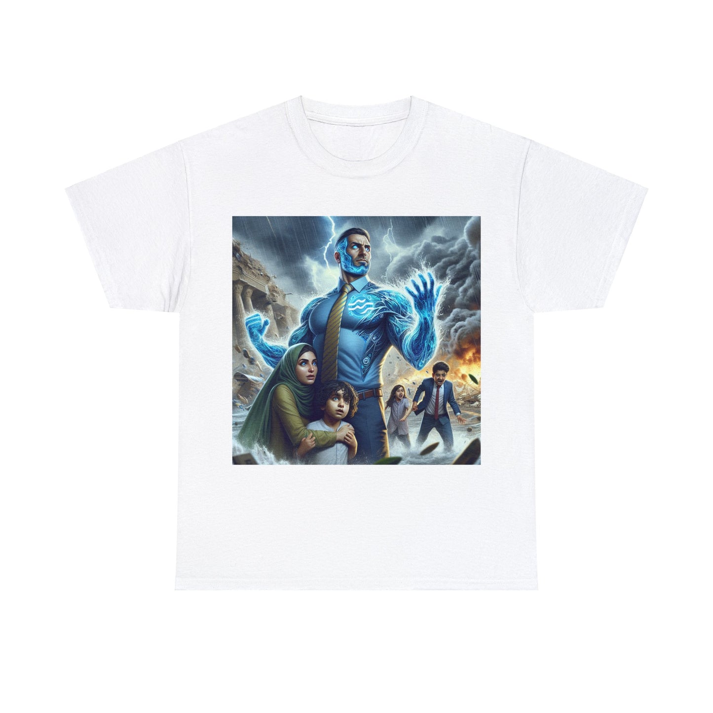 Aquarius Father's Day (3) Unisex Heavy Cotton Tee