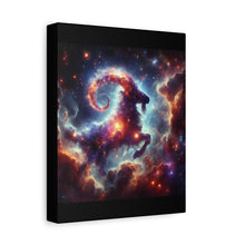 Load image into Gallery viewer, Stretched Canvas Print, Cosmic Goat Art, Zodiac Decor, Aries Gift, Astrological Wall Art, Astrology Home Decor
