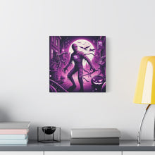 Load image into Gallery viewer, Halloween Wall Art, Spooky Canvas, Gothic Home Decor, Haunted House Decor, Mummy Artwork, Creepy Wall Hanging
