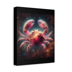 Cosmic Crab Canvas Art Print, Wall Decor, Unique Gift, Space Lover, Astrology, Home Decor, Modern Art
