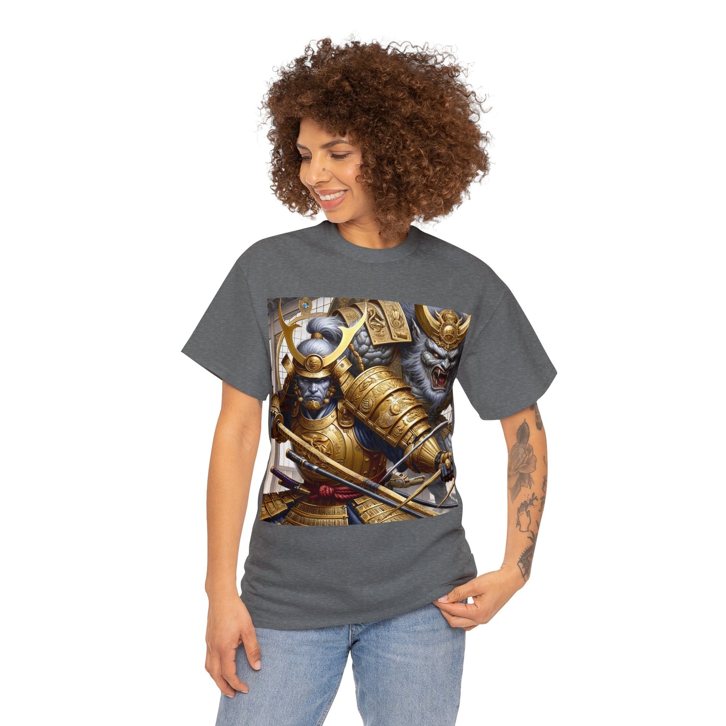 Samurai Capricorn (1) Unisex Heavy Cotton Tee